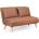 Hanah Home Кафяв разтегателен диван 120 cm Folde - Artie (859FTN2715)