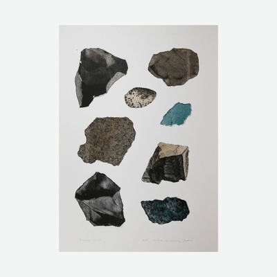 Ilustrovaný plakát Stones A3