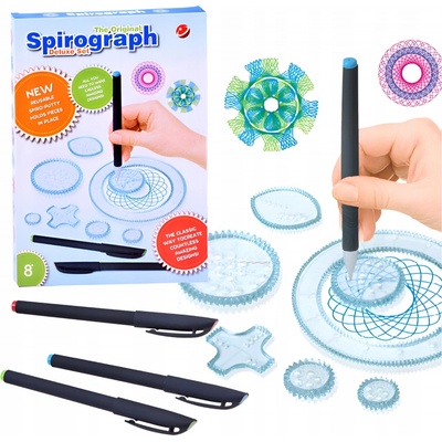 PIXINO Set kreslících šablon spirograf – Zbozi.Blesk.cz