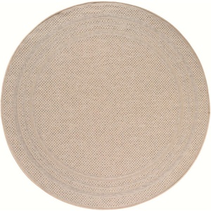 Ayyildiz Бежов кръгъл килим за открито и закрито ø 120 cm Desert 1304 - Ayyildiz Carpets (DESERT1201201304BEIGE)