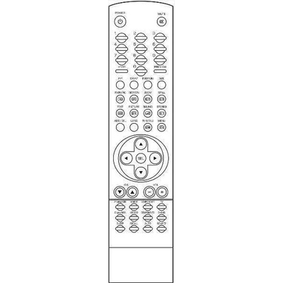 GENERAL HYUNDAI H-PDP4200, HPT-4240, HPT-4241, HPT-4250, HPT-4281, HPT-5040 - съвместимо дистанционно управление на марката General (H-PDP4200, HPT-4240, HPT-4241, HPT-4250, HPT-4281, HPT-5040)