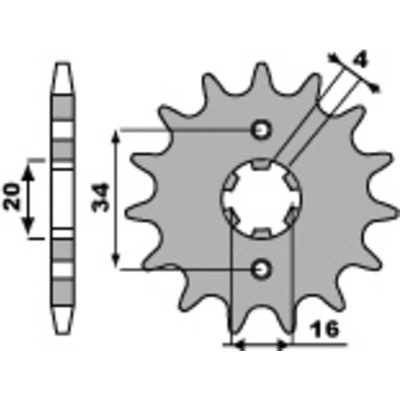 PBR Sprockets 263 14 18NC