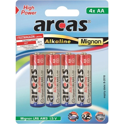 Arcas Батерия Arcas LR06 AA (AALR6ARCAS)