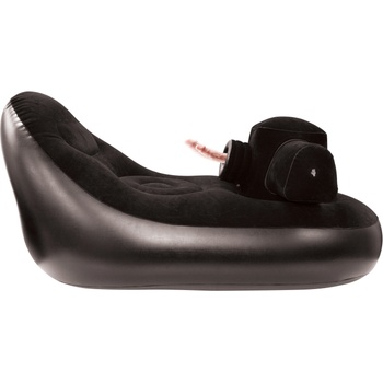 SuperLove Velvet Luxury Inflatable Fucking Bed Black
