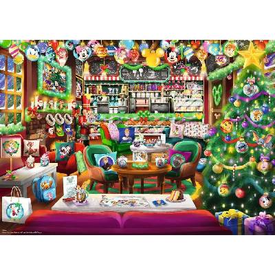 Ravensburger Vianočná kaviareň Disney 1000 dielov