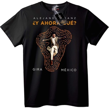 NOONEBRAND Тениска Alejandro Sanz Gira Mexico - 3XL, White