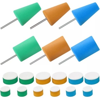ChemicalWorkz Set leštících mini kotoučů a kuželů 18 ks