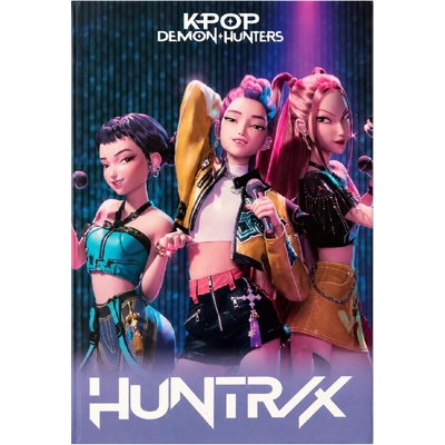 KPop Linkovaný sešit Demon Hunters A4 Huntrix Gim 364 02444