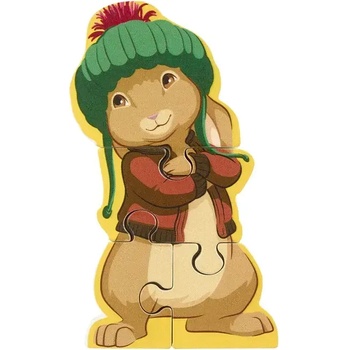 Orange Tree Toys Дървен пъзел Benjamin Bunny, в торбичка (OTT06951)