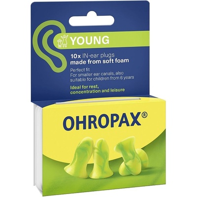 Ohropax Chránič sluchu YOUNG 10 ks