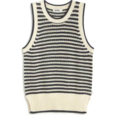 Ecoalf Дамски топ Ecoalf Women's Tulip Knit Top - Ecru (916-5480-0112)