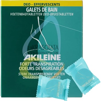 Akileine green / АКИЛЕИН - зелена серия Релаксиращи таблетки за вана, 7 бр. х 12 гр