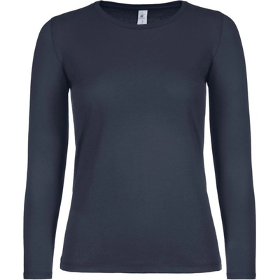 B&C Tričko B&C E150 LSL dámské dlouhý rukáv COT 01006T00300 Navy