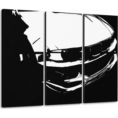 Ručne maľovaný POP Art obraz BMW M3 - 150x100 cm