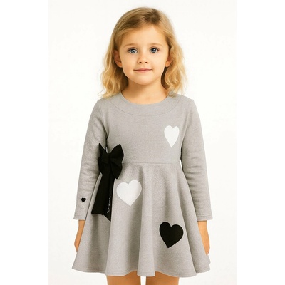 Šaty TAMARA svetlo sivá/melange