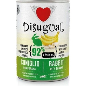 Disigual Консерва куче disugual fruit за пораснали кучета от всички породи - 92% заешко месо и 4% банан, ПАСТЕТ - petpet - 6,65 лв