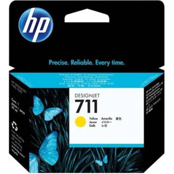 HP 711 original Ink cartridge CZ132A yellow standard capacit (CZ132A)