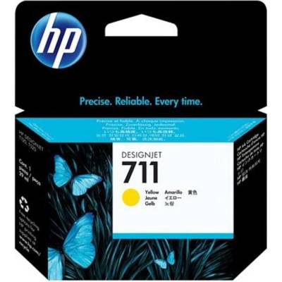 HP 711 original Ink cartridge CZ132A yellow standard capacit (CZ132A)