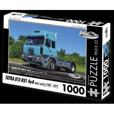 RETRO-AUTA TRUCK č.22 Tatra 815 N51 4x4 tahač návěsů 1982-1997 1000 dielov