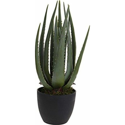Bytová dekorace Umělá aloe v květináči 45 cm