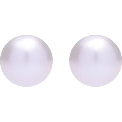 Preciosa strieborné náušnice kôstky s pravou perlou Paolina 5307 00