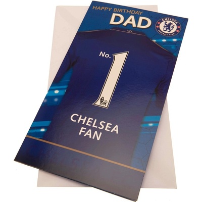 FC Chelsea blahopřání Birthday Card Dad