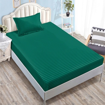 EmonaMall Долен чаршаф с ластик и калъфка (за матрак от 80x200 до 90x200) EmonaMall, 2 части - Модел S17775 (S17775-4444g4)