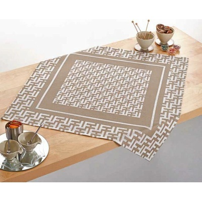 Mondo Gobelínový obrus Glamour béžový 90x90 cm Chenille IT105 Mondo Béžová 90x90 cm