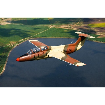Let stíhačkou L-29 Delfín Brno