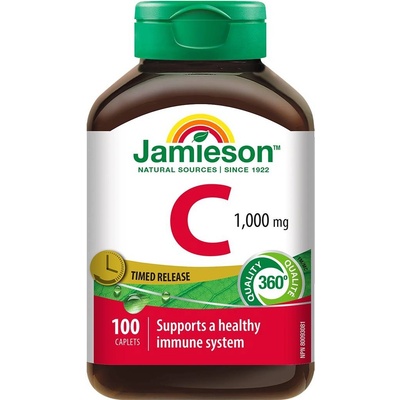 Jamieson Витамин C, 100 таблетки с удължено освобождаване, Jamieson