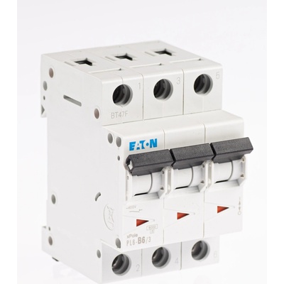 Eaton PL6 B6A/3P 6kA 286586