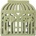 Kähler Лампион за свещи Orangery Spring Leaf 16 см (691200)