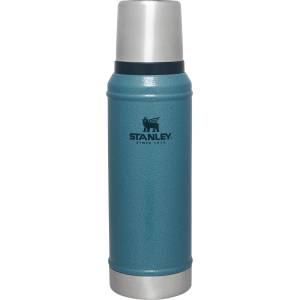 STANLEY 1913 Classic Legendary Thermos Flask 0.94L - Keeps Hot or Cold for 24 Hours - Dishwasher Safe - Lid Serves as a Mug - Vacuum Flask BPA Free - Stainless Steel Thermos Flask - Hammertone Lake - 10-11346