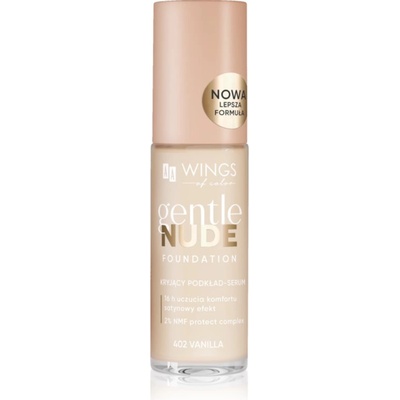 AA Wings of Color Gentle Nude Foundation течен фон дьо тен с хидратиращ ефект цвят 402 Vanilla 30ml