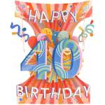 Santoro 3D картичка Santoro Swing - Happy 40 Birthday (SC236)