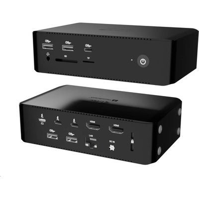 i-Tec Thunderbolt5 Quattro Display Docking Station, 5x USB, 2.5 GLAN + Power Delivery 140W TB5QUATTRODOCKPD