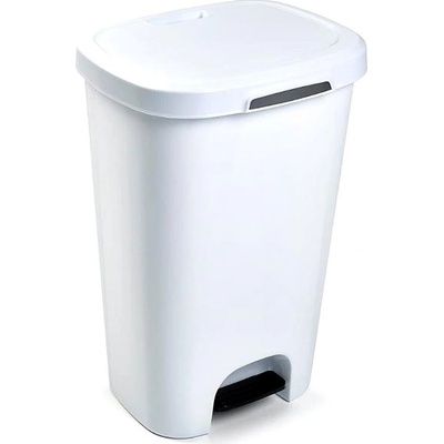 Plastic Forte Koš na odpad 50 l pedálový bíly – Hledejceny.cz
