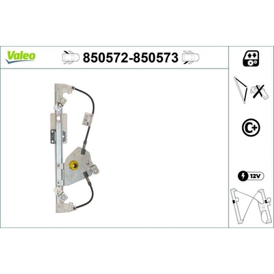 Zvedací zařízení oken VALEO 850572