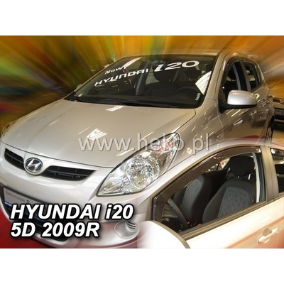Deflektory Hyundai i20, 2008-2014 predné