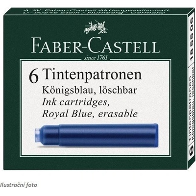 Faber - Castell Inkoustové bombičky krátké - modré 6 ks – Zboží Živě