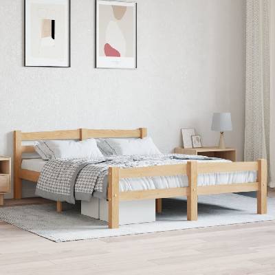 Nábytek XL 322064 Rám postele bez matrace z masivního borovicového dřeva