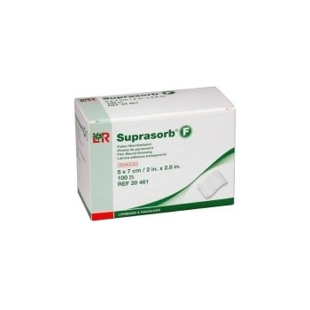 Suprasorb F: fóliové krytí přířezy 5 × 7 cm 100 ks