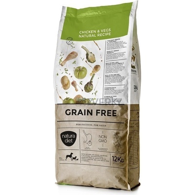 Natura diet GRAIN FREE CHICKEN & VEGS 12 kg