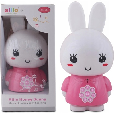 Alilo Big Bunny Interaktívna hračka Zajko ružový