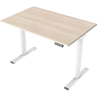 Delso Výškovo nastaviteľný stôl MIDJUSTER 60 x 120 cm agát / biela