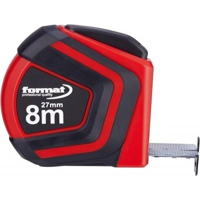 FORMAT svinovací metr Autolock 8mx27mm bílý
