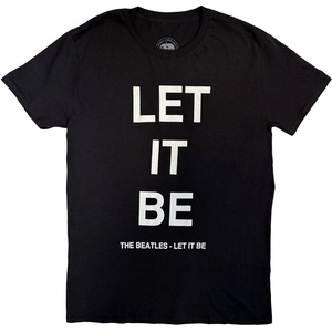 The Beatles Let It Be (Back Print) Black L Риза (BEATTEE341MB03)