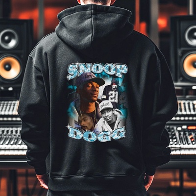 Мъжко Худи Snoop DoggPR-525 - Черен , размер