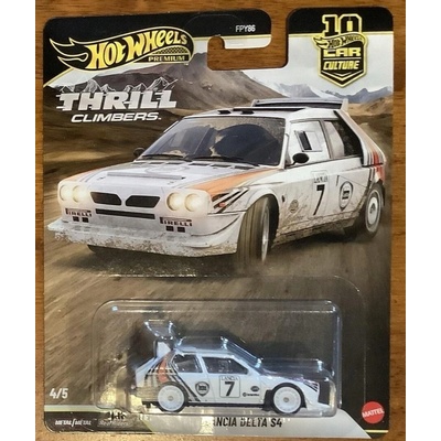 Mattel Hot Wheels Angličák Premium car Culture Lancia Delta S4 JKF01