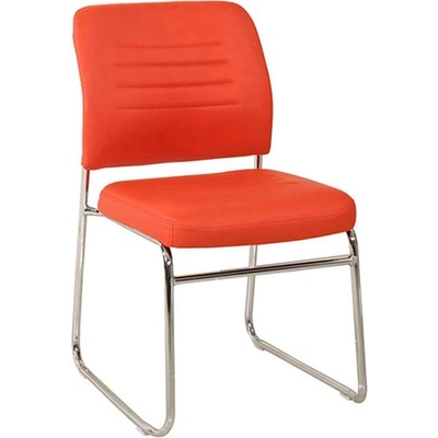 RFG Посетителски стол RFG Iron M, екокожа, метална основа, до 120 kg, червен, 6 (4010100309)